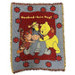New Disney "Hundred - Acre Hug!" 46X60 Beacon Woven Tapestry Throw Blanket Pooh