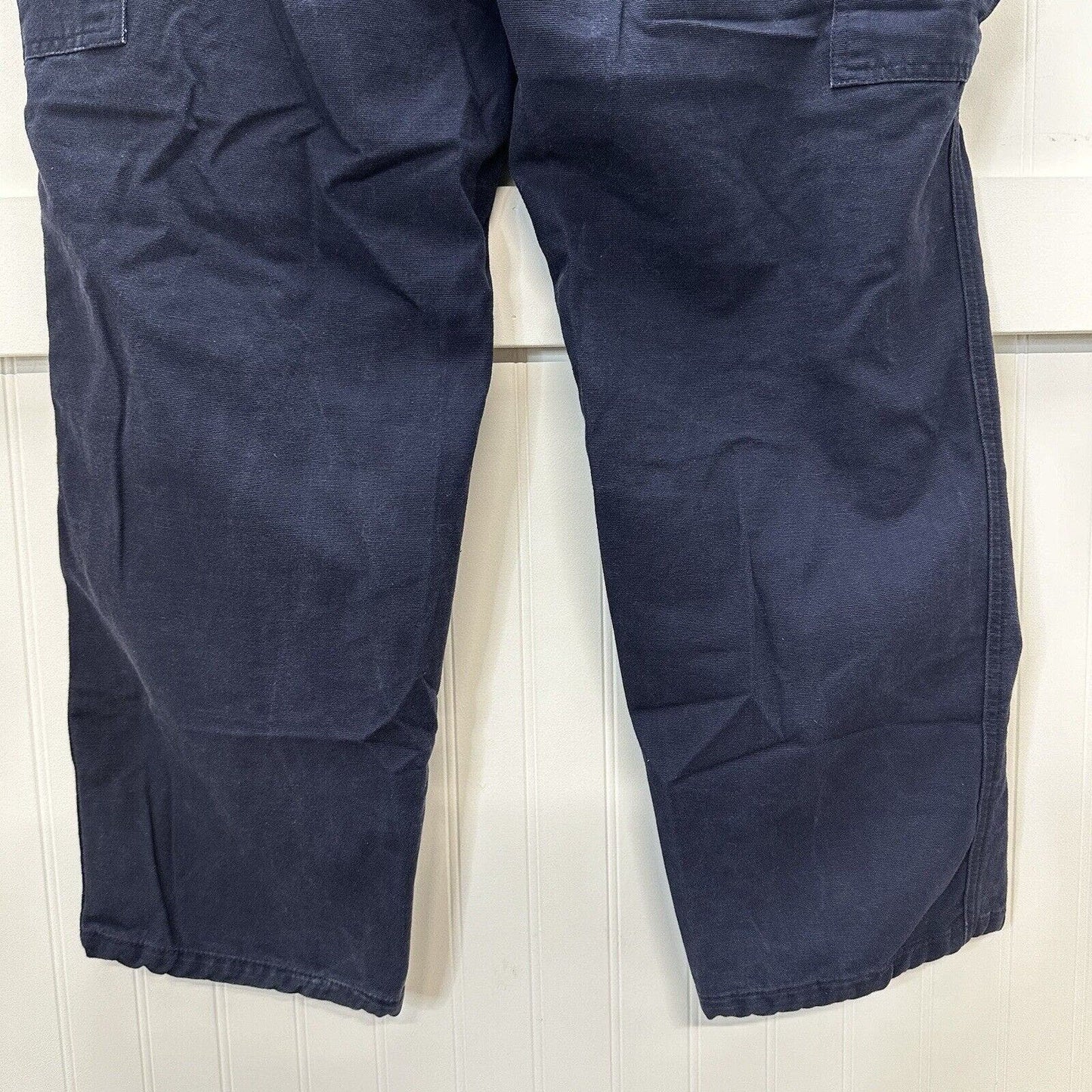 Tyndale FR Jeans Mens 38x30 Utility Cargo Fire Resistant CAT2 Blue Pant Tag40x32