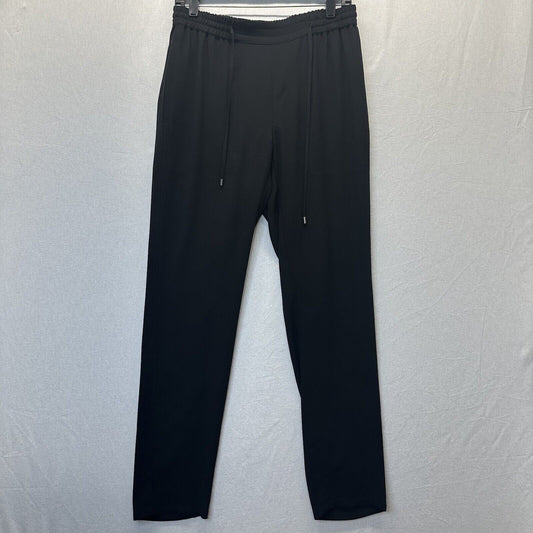 Eileen Fisher Pants Women XS Silk Tapered Black Pull On Coastal Contemporary EUC