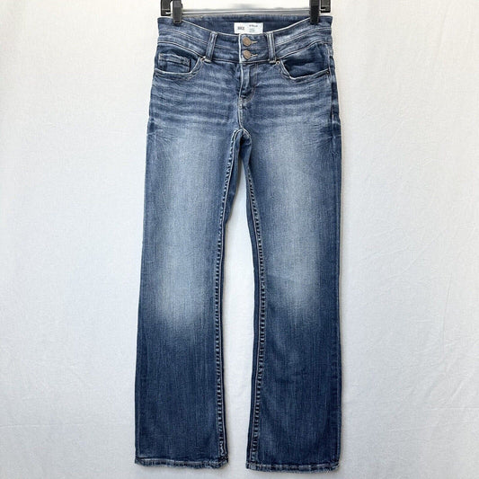 BKE Jeans Womens 27 Stella Bootcut Lowrise Slim Fit Blue Denim Western Cowboy