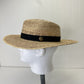 Tula Beige Wide Brim Palm Fiber Gardening Straw Hat Size 7 1/4 (58)