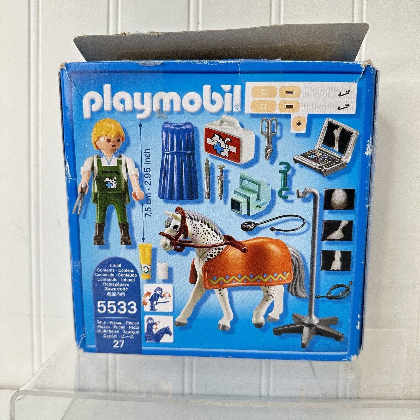Playmobil City Life Horse Doctor Veterinarian 5533 Mostly Complete