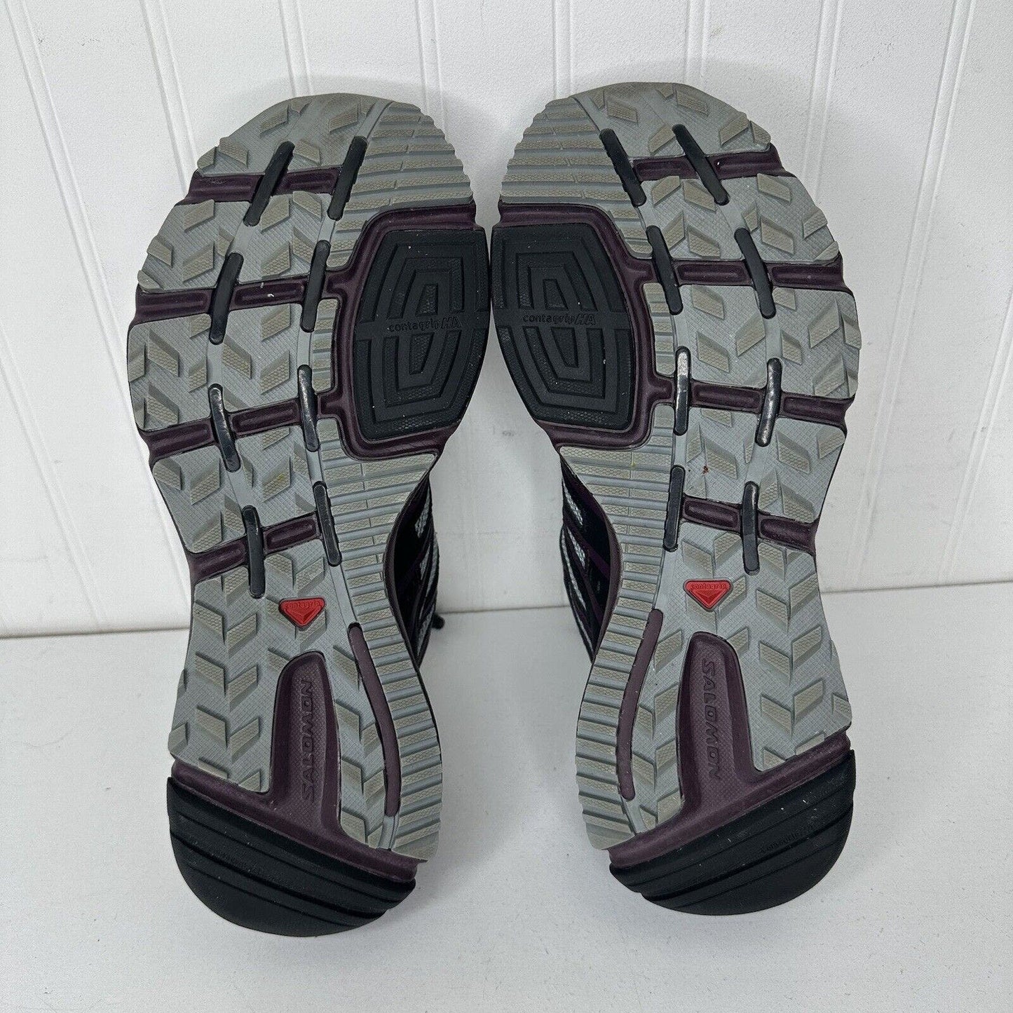 Womens Trail Running Shoes Solomon XR Mission 1 Magnet Black Purple Size 11