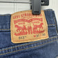 Levis 513 Jeans Mens 31x28.5 Blue Slim Straight Denim Dark Cotton Work Tag31x30