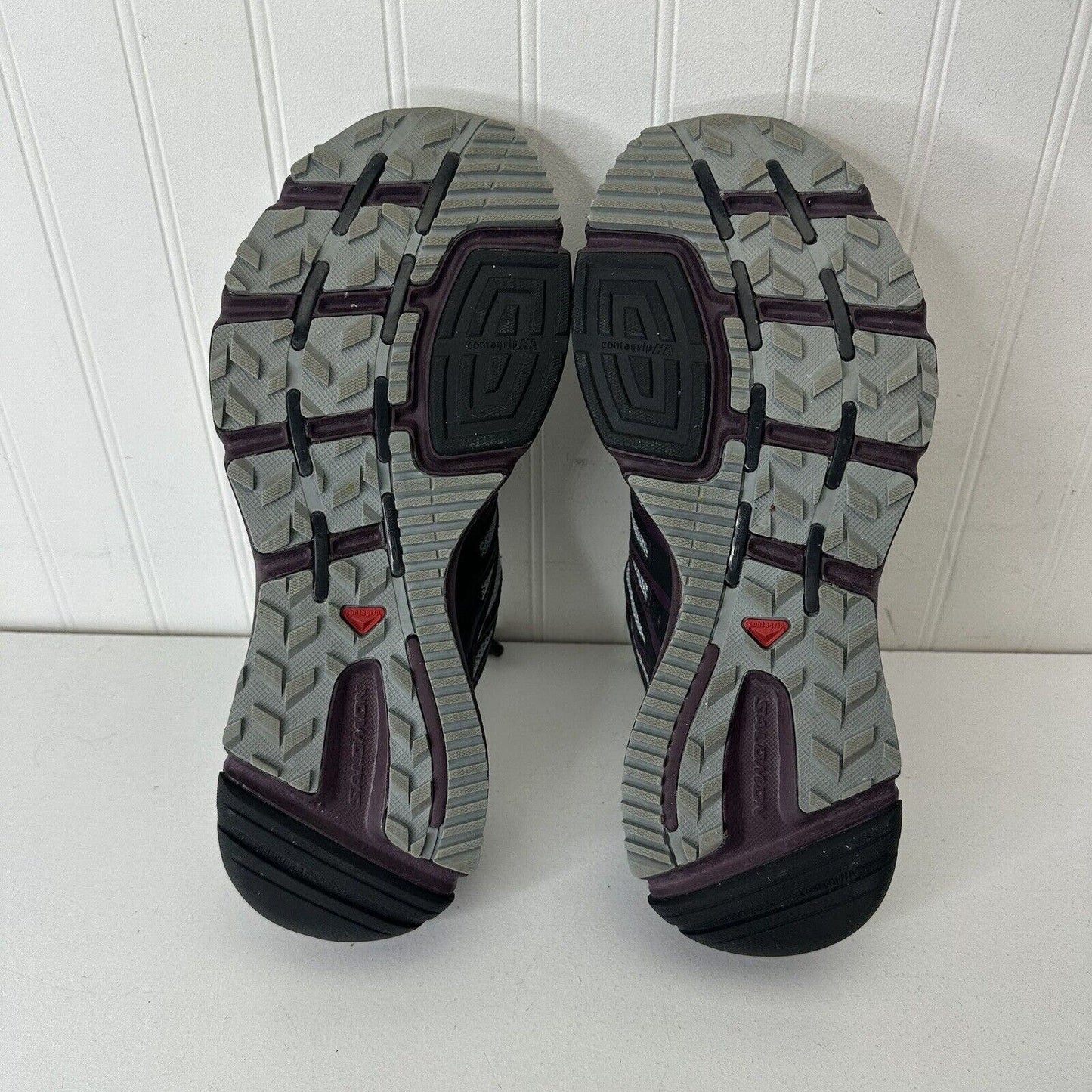 Womens Trail Running Shoes Solomon XR Mission 1 Magnet Black Purple Size 11