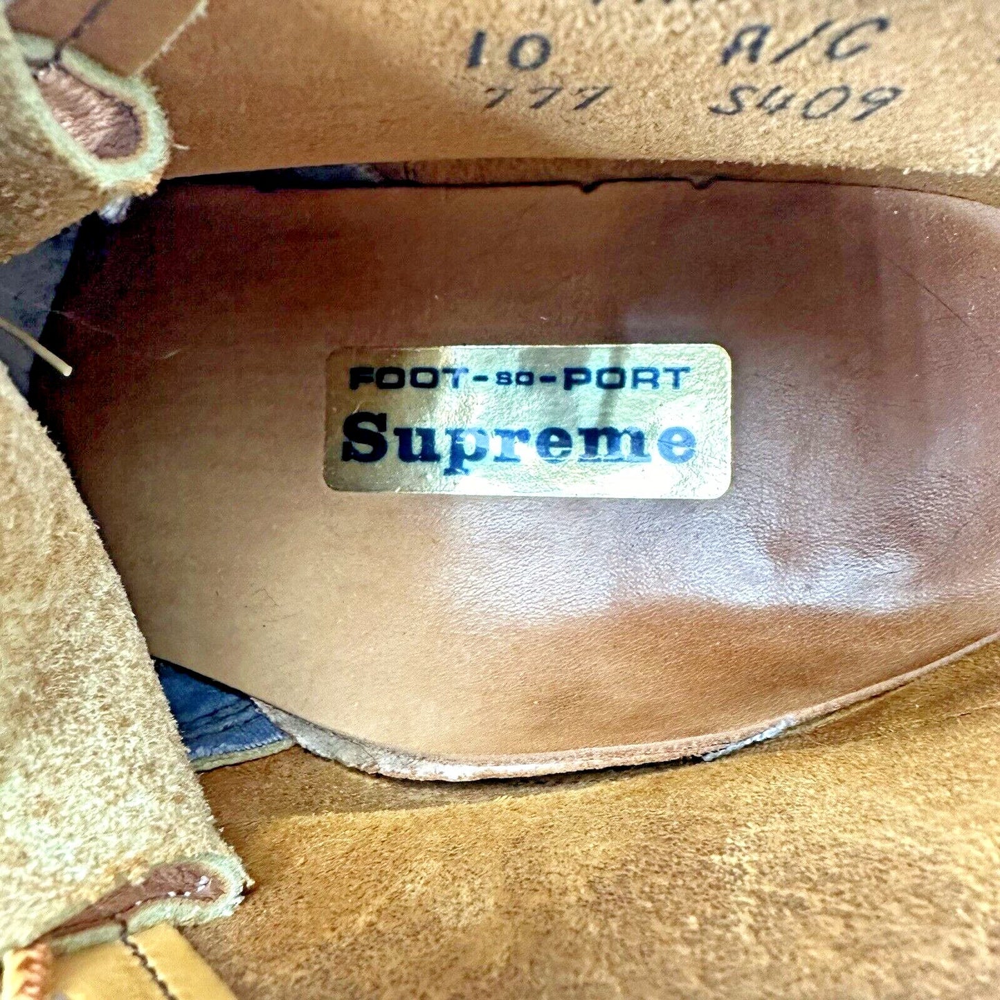 Foot-So-Port Supreme Mens 6 Inch Dress Boots Moc Toe Vintage Brown Leather 10