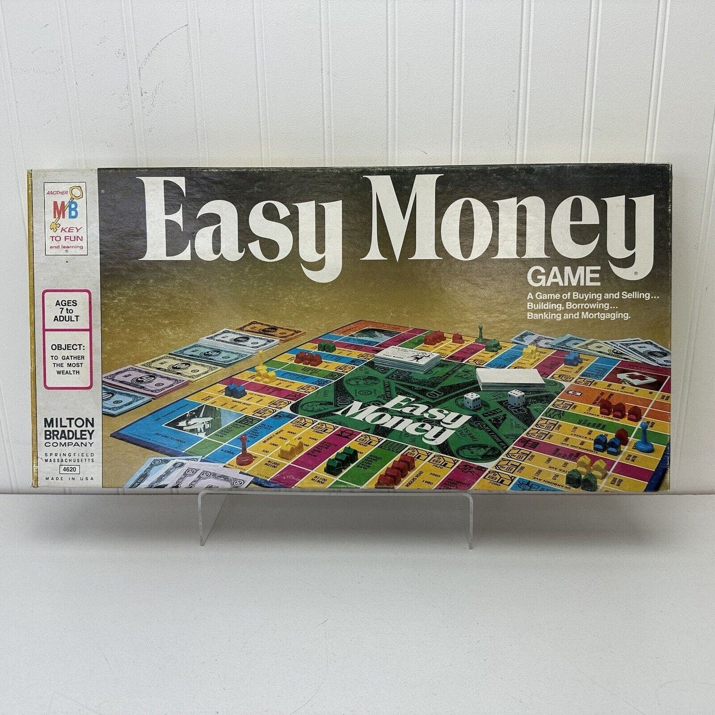 1974 Milton Bradley Easy Money Board Game Brand New