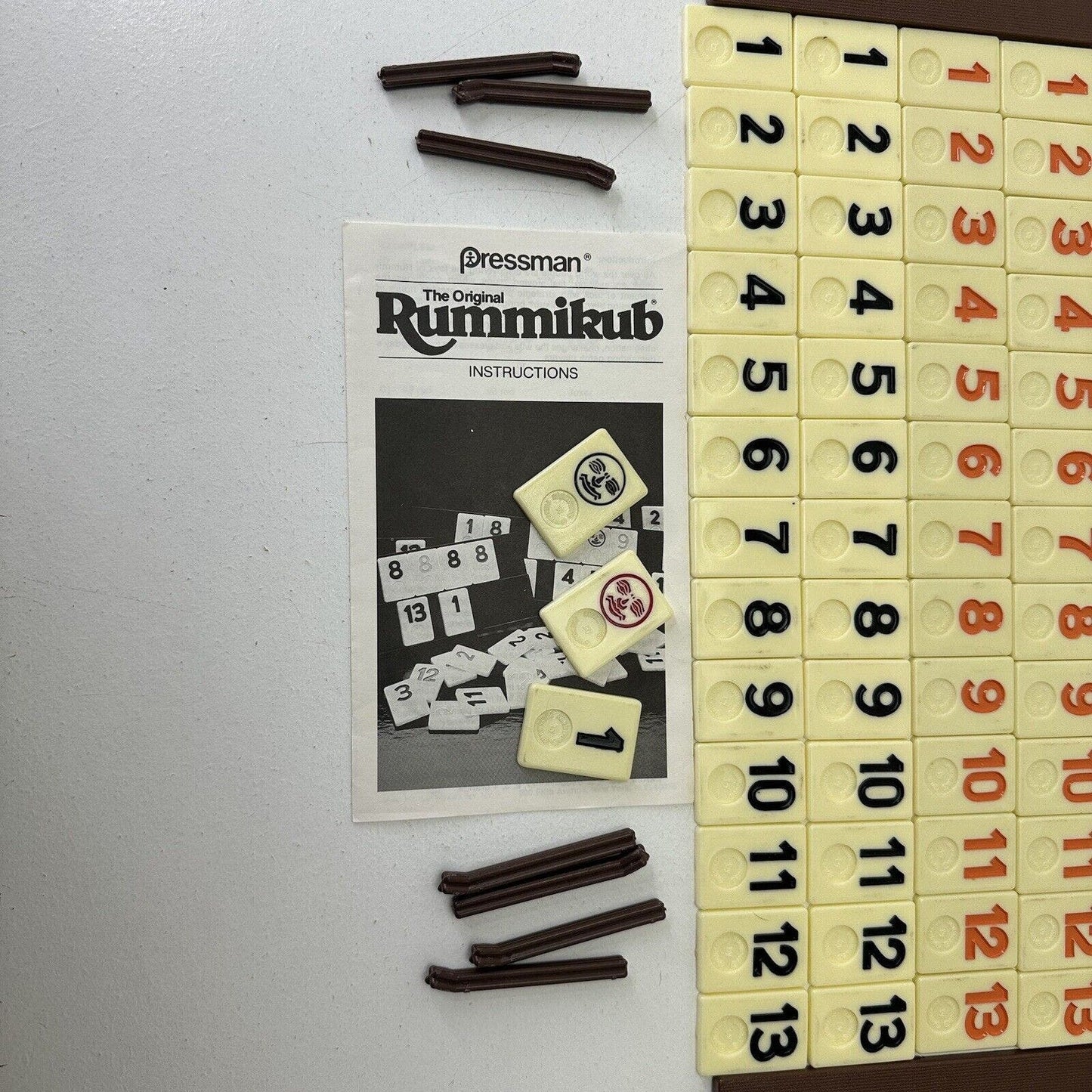 Pressman Rummikub The Original Tournament Edition Carrying Case - Incomplete - READ Description
