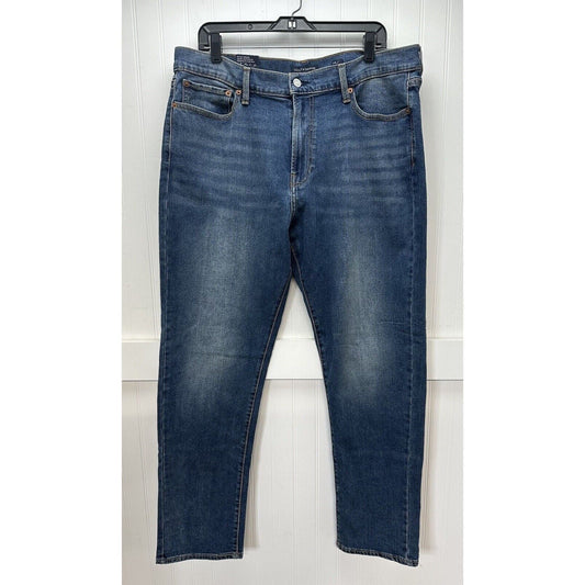 Lucky Brand Jeans Mens 38x32 Blue 410 Athletic Slim Stretch Medium Denim NEW