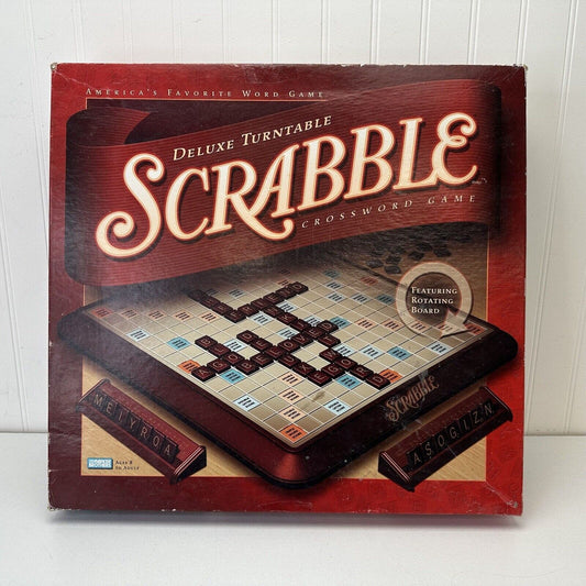 Scrabble Deluxe Turntable Spinning Rotating Board 7176 Game Board ONLY