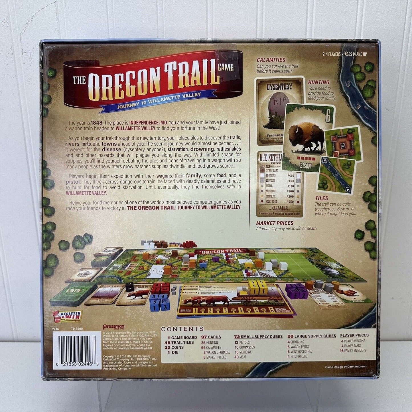 Pressman - The Oregon Trail Game “Journey to Willamette Valley” 100% Complete