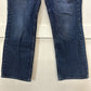 Urban Pipeline Jeans Mens 33x29 Blue Relaxed Bootcut Denim Dark Cotton Tag 34