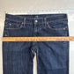 7 For All Mankind DOJO Capri Jeans Womens 30 (32"Waist) Dark Blue Denim 7FAM