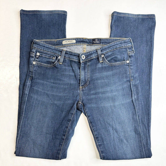 Adriano Goldschmied Ballad Slim Bootcut Jeans Womens 28R Denim Blue Jean