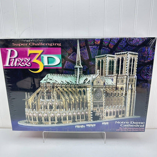 Puzz 3D Notre Dame Cathedral Paris France Puzzle 952 Pc Sealed NIB Wrebbit
