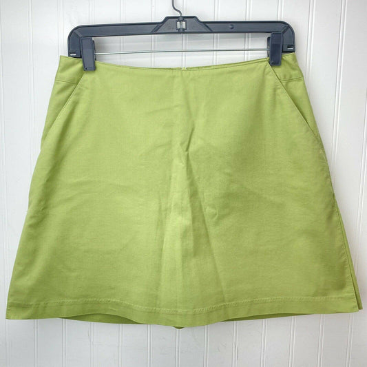Adidas Golf Skort Sz 8 Light Green Stretch Activewear Tennis Skirt w/Shorts EUC