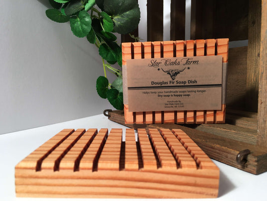 Handcrafted Wood Soap Dish