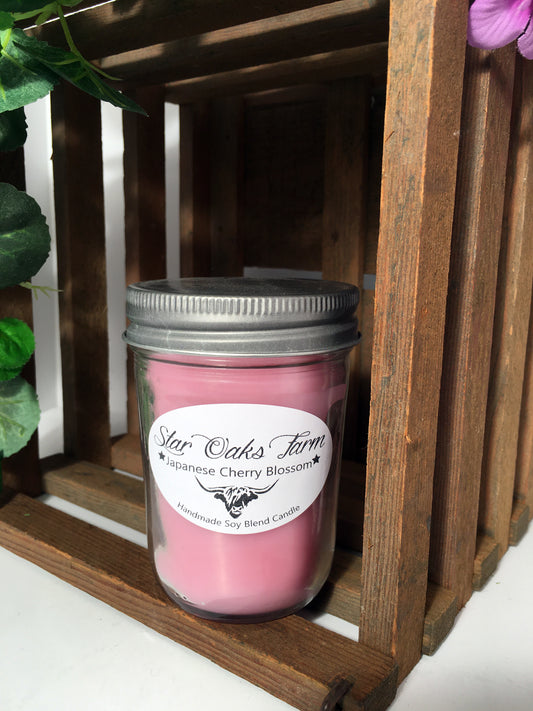 Japanese Cherry Blossom Soy Blend Candle