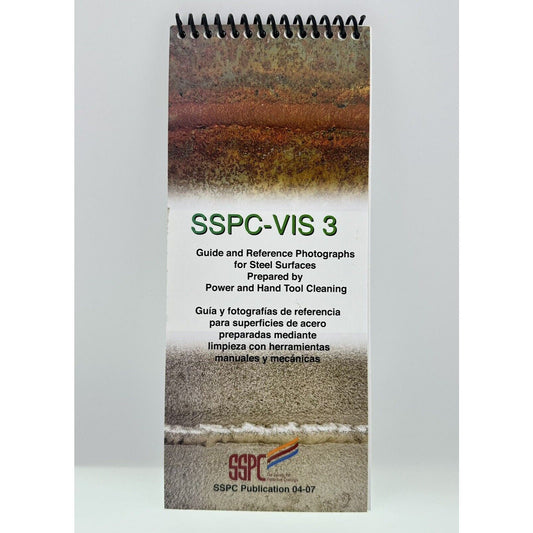SSPC VIS 3 Guide and Reference Photos for Steel Prepared by Power and Hand Tools