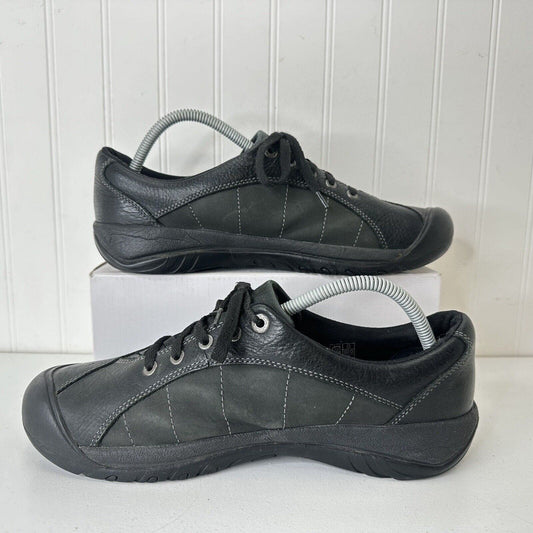 KEEN Womens Presidio Black Hiking Casual Shoes 1011400 Size 11