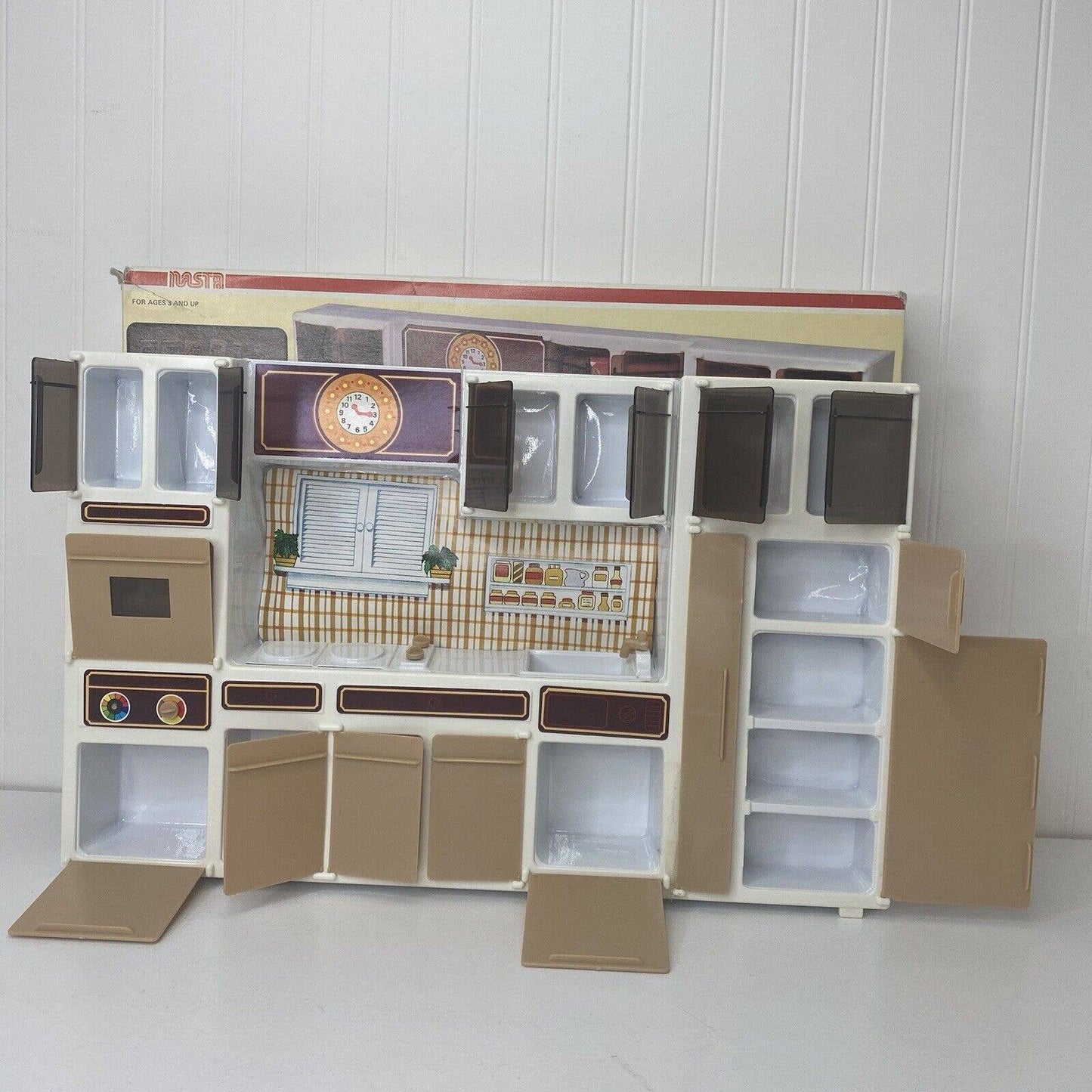 Vintage Nasta Brand Deluxe Kitchen Set 51pcs! Fashion Doll House Play Set
