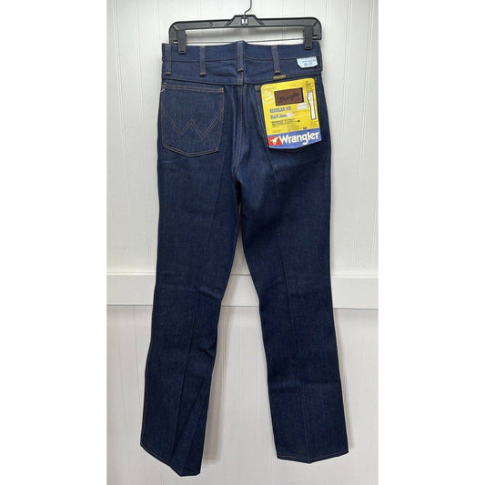 Vintage Wrangler Bootcut 945DEN Jeans Men 30x34 (29x33.5 Actual) Stiff Denim NEW