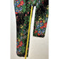 Soft Surroundings In Bloom Floral Slim Ankle Pants Sz Small Pull On Stretch EUC