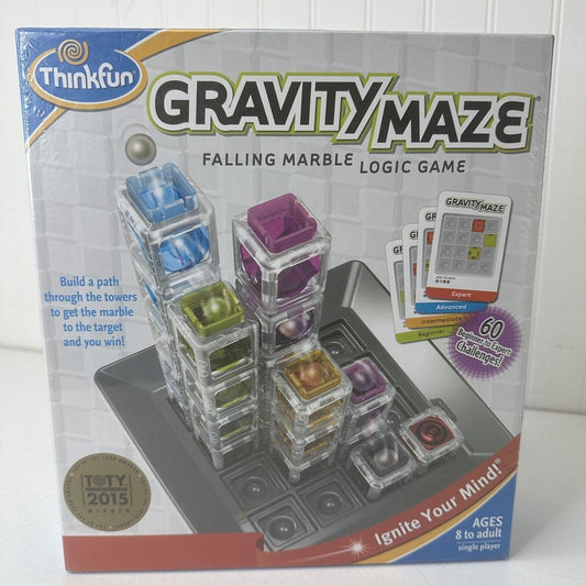 Gravity Maze Falling Marble Logic & Problem Solving Maze Game *New Sealed*