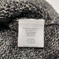 Eileen Fisher Open Knit Sweater Sz Large Gray/Silver Metallic Linen Blend