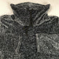 Nicole Miller Drawstring Cowl Neck Sweater Sz 3X Women Dark Gray Marled Soft EUC