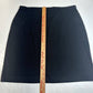 J Jill Skirt Sz Large Black Pull On Stretch Knit Short/Knee Length Lightweight