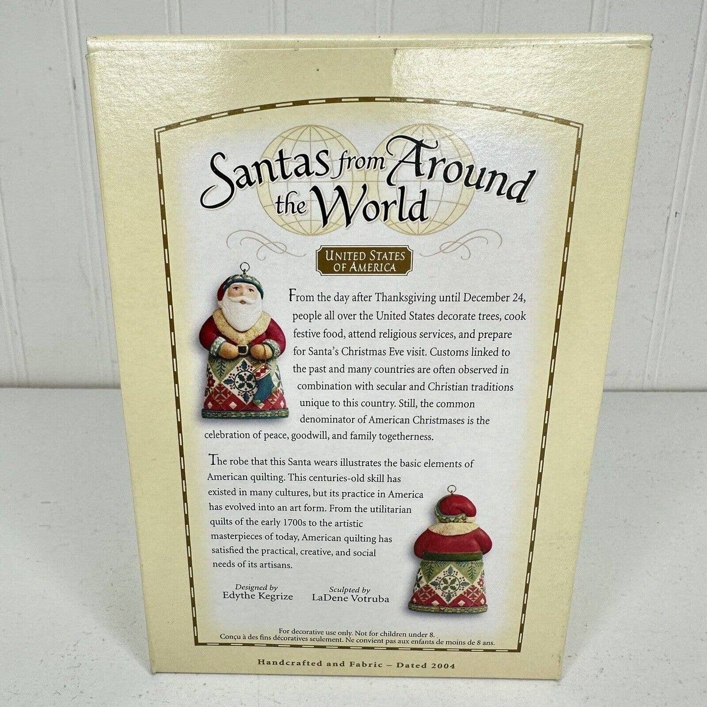 Hallmark Keepsake Christmas Santas from Around the World USA Hanging Ornament