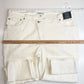 Abercrombie Fitch 90s Straight Ultra High Rise Curve Love Jeans 36/22 Cream NEW