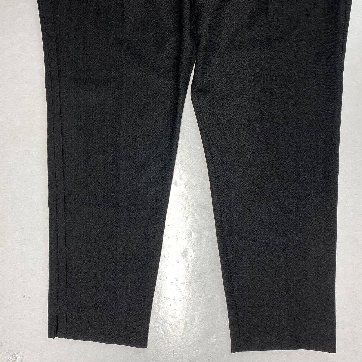 Boden Tapered Ankle Dress Pants Sz 16 High Rise Black Wool Blend Trouser EUC
