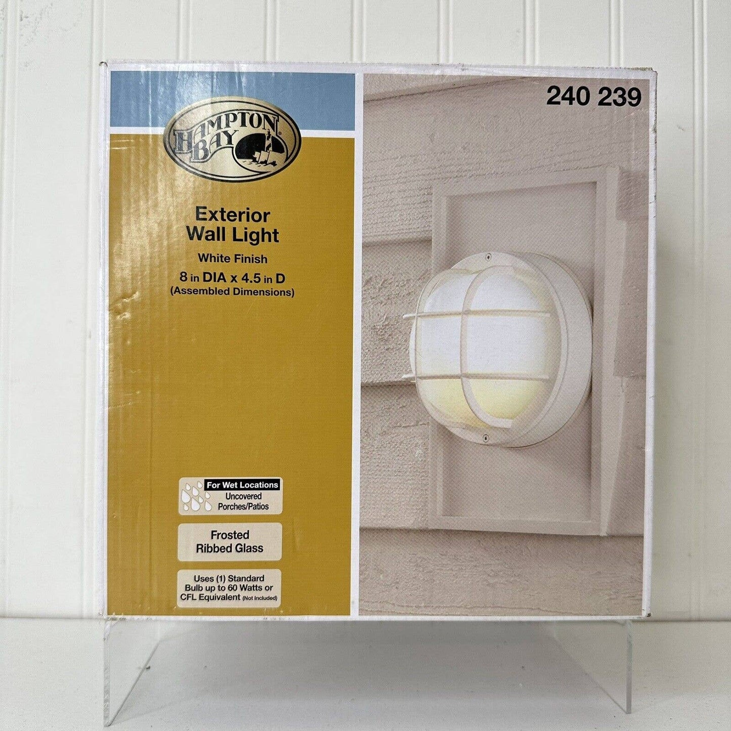 Minispotlight.com 12v 8” Round Caged Light Warm White Haunted House Escape Room
