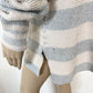 Faherty OJAI Nautical Sweater Womens Large Beige/Blue Stripes Pullover Top *Hole