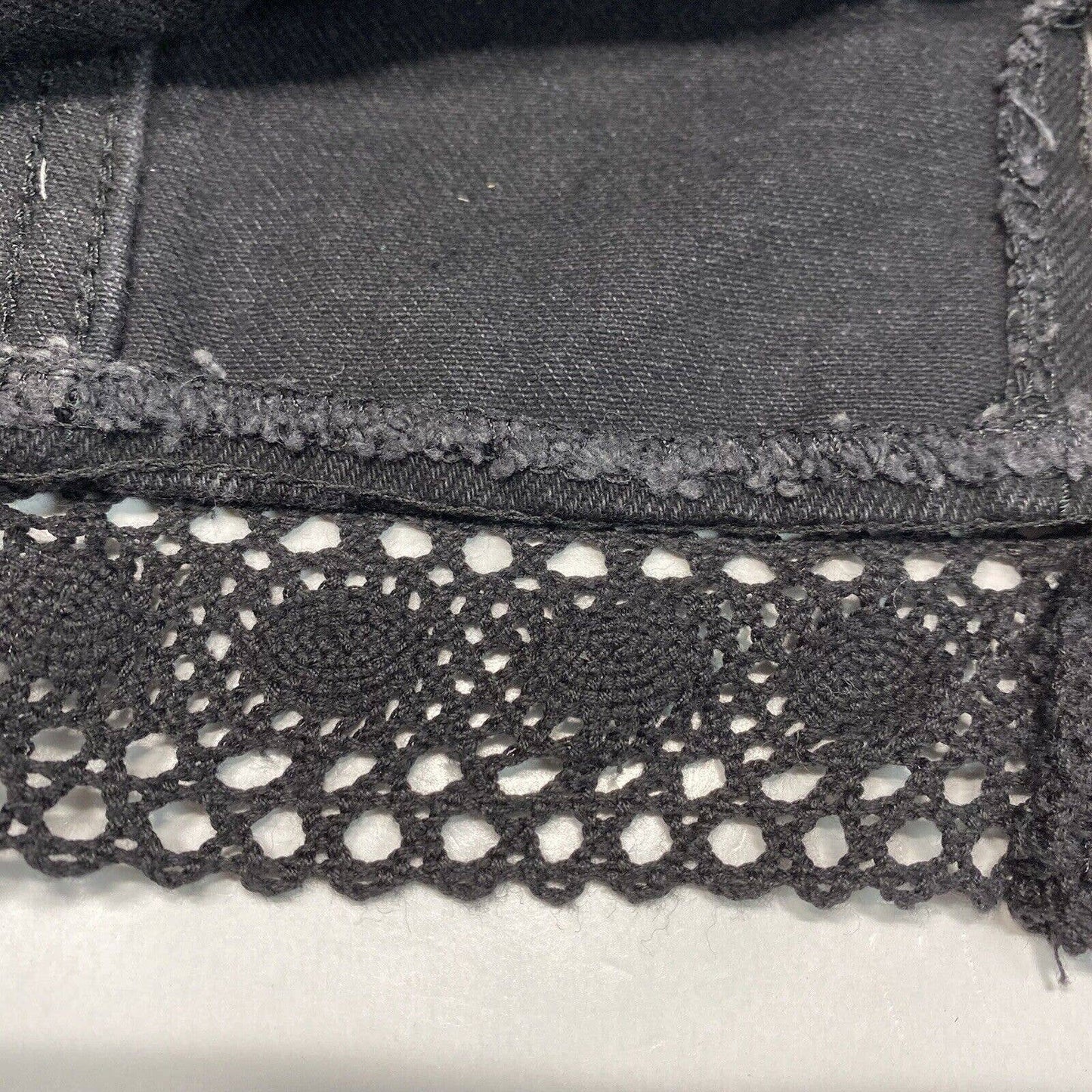 Vintage Jean St. Tropez Denim Skirt Sz 13/14 Black 100% Cotton *Measures Smaller