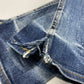 Rag & Bone Crop Sz 24 (28"Waist) Lowrise Stretch Denim Blue Skinny Jeans EUC