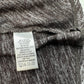 LOGO Lori Goldstein Open Front Cardigan 1X Brown/Gray Marled Long Casual Sweater