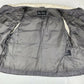 Big Chill Puffer Vest Sz XLarge Women Gray Plaid Beige Sherpa Fur Trim Jacket XL