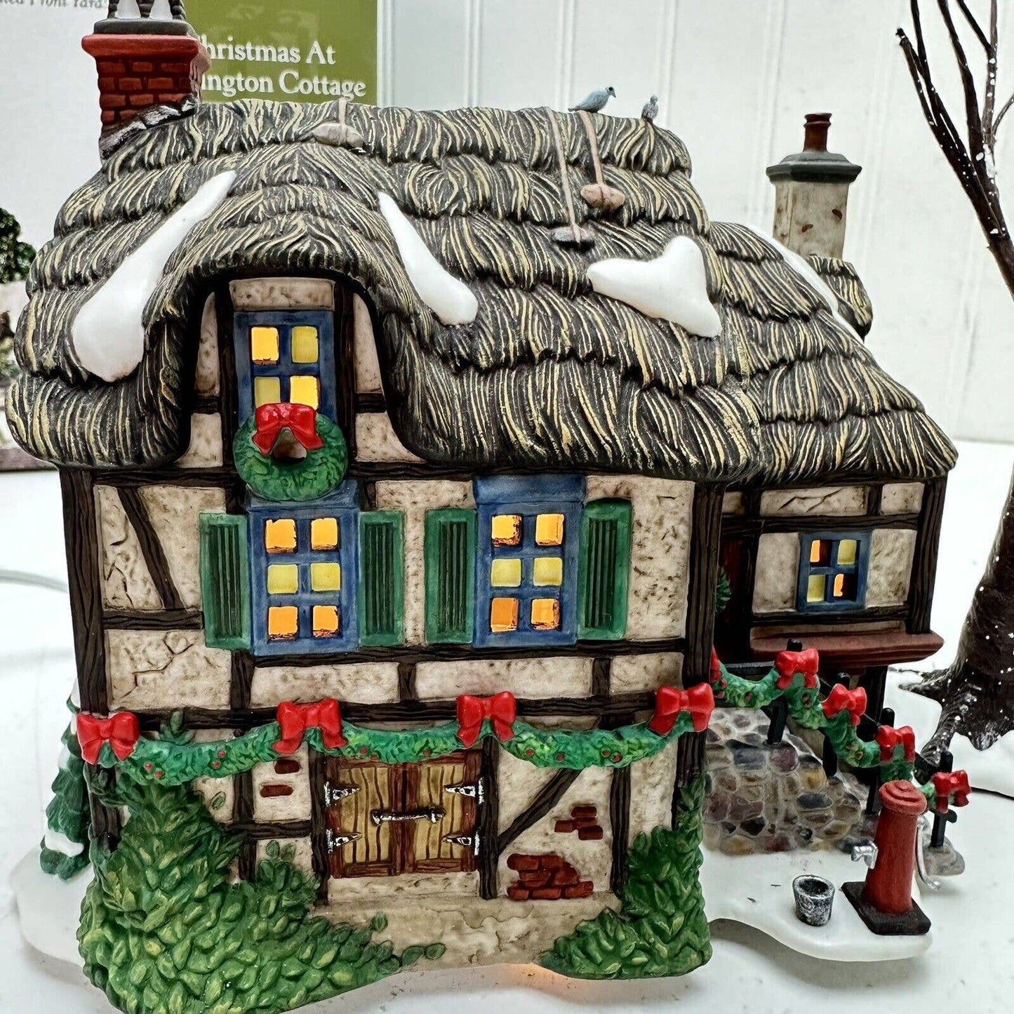 Department 56 Dickens Village Series "Christmas At Codington Cottage" 2002