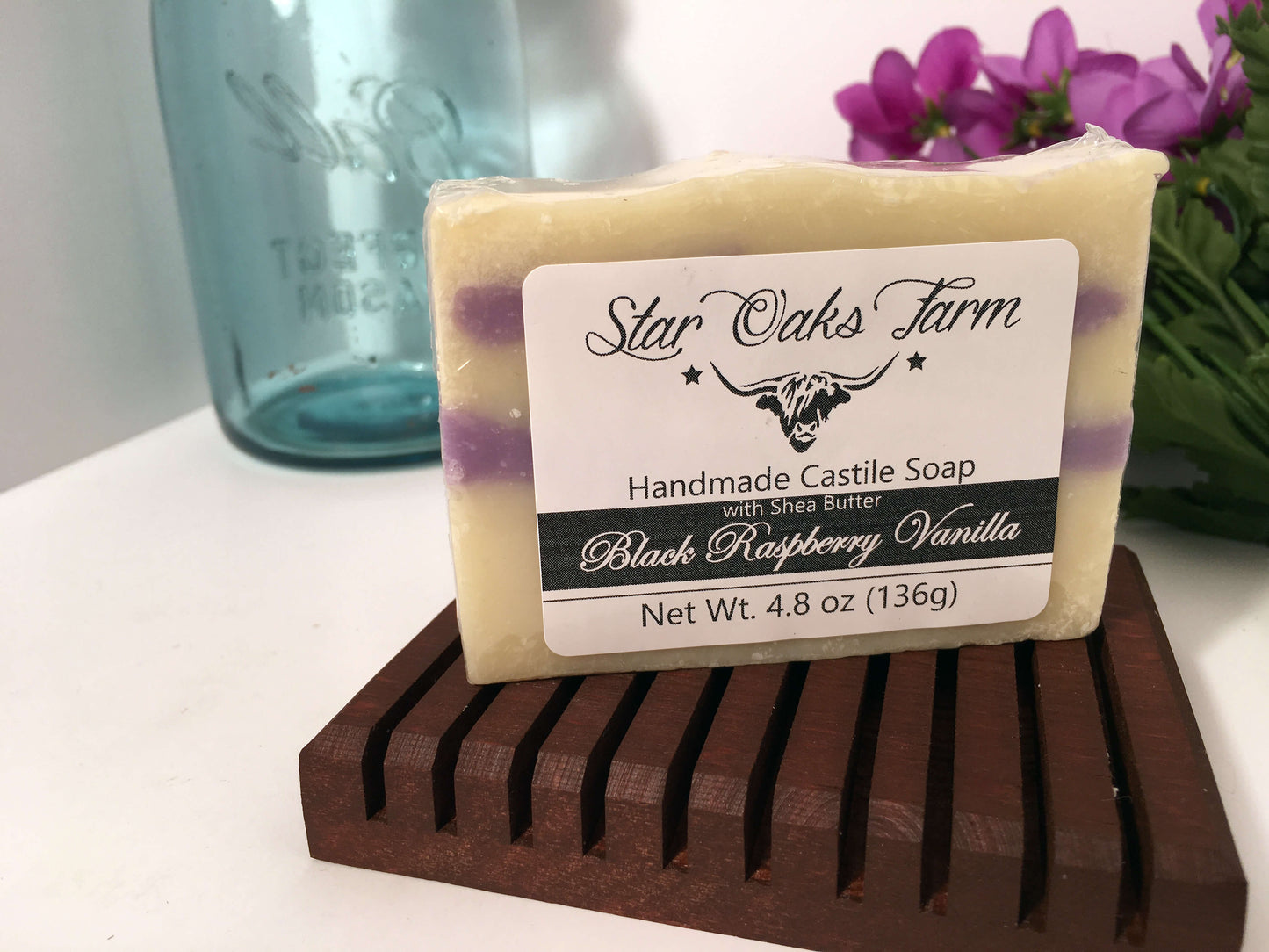 Black Raspberry Vanilla Castile Bar Soap