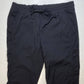 Eddie Bauer Pull On Capri Cropped Pants Womens XL Black Nylon Casual Pants EUC