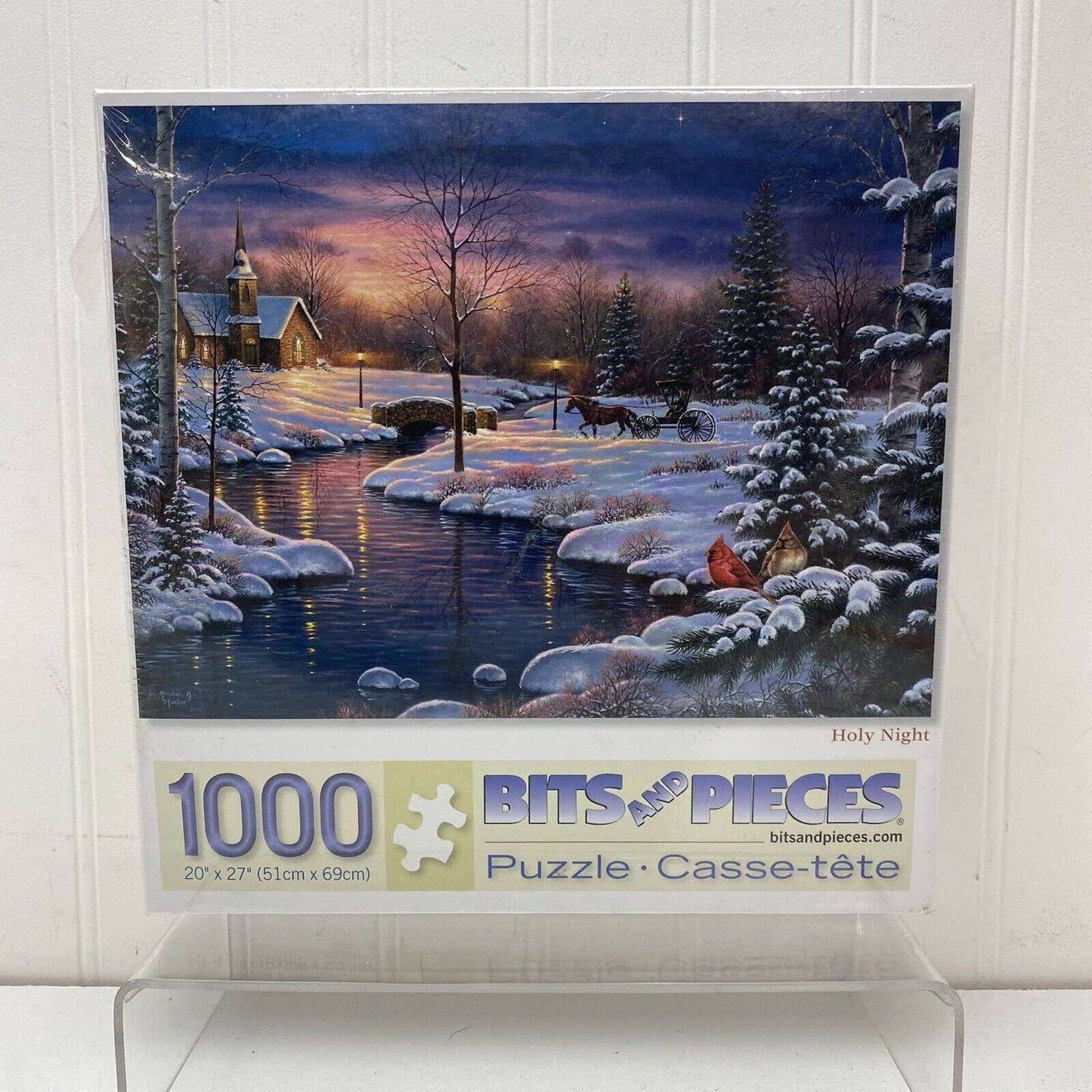 Lot of 4 Factory Sealed 1000 Piece Jigsaw Puzzles - Bits and Pieces, Etc.